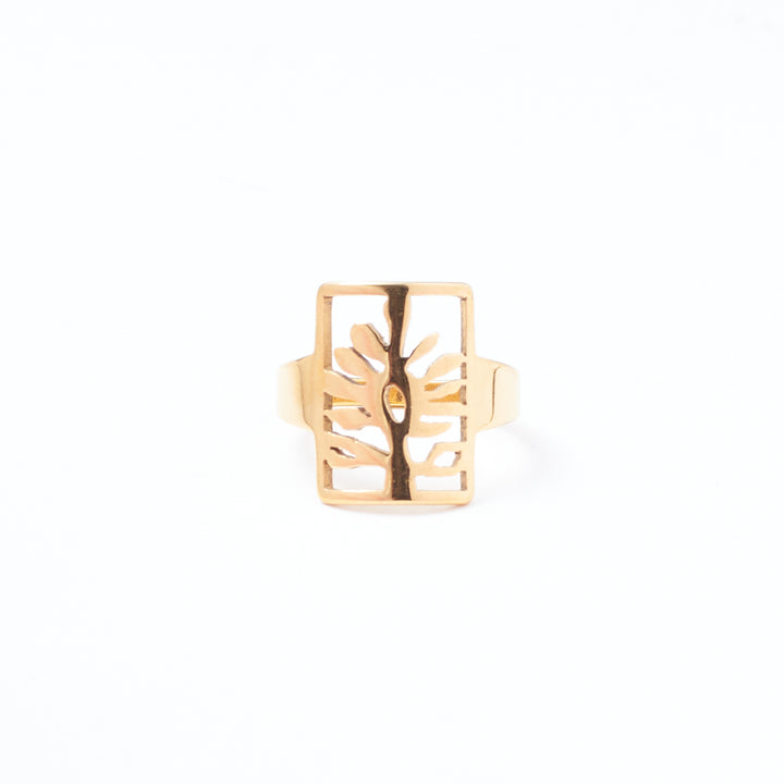 Antique Square Symphony Ring Salty