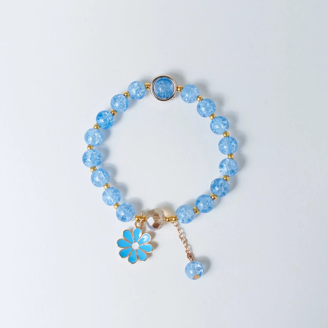 Aquamarine Beaded Bracelet - Salty Accessories