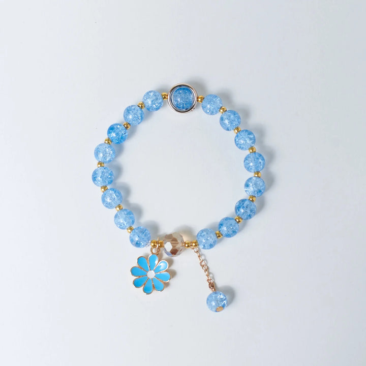 Aquamarine Beaded Bracelet - Salty Accessories