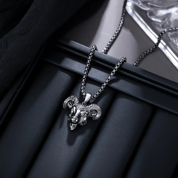 Aries Zodiac Pendant Necklace