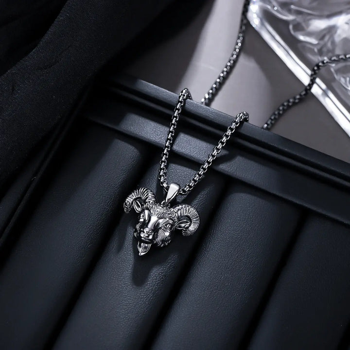 Aries Zodiac Pendant Necklace | Salty