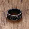 Arne Link-Chain Ring - Black - Salty Accessories