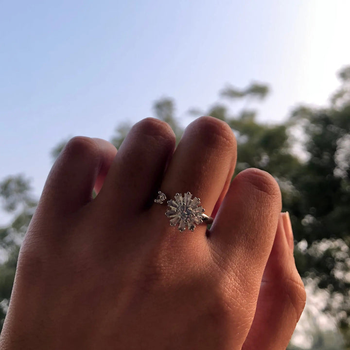 Aster Spinner Ring - Silver - Salty Accessories