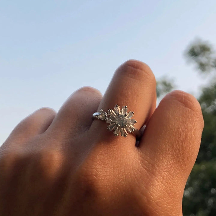 Aster Spinner Ring - Silver - Salty Accessories