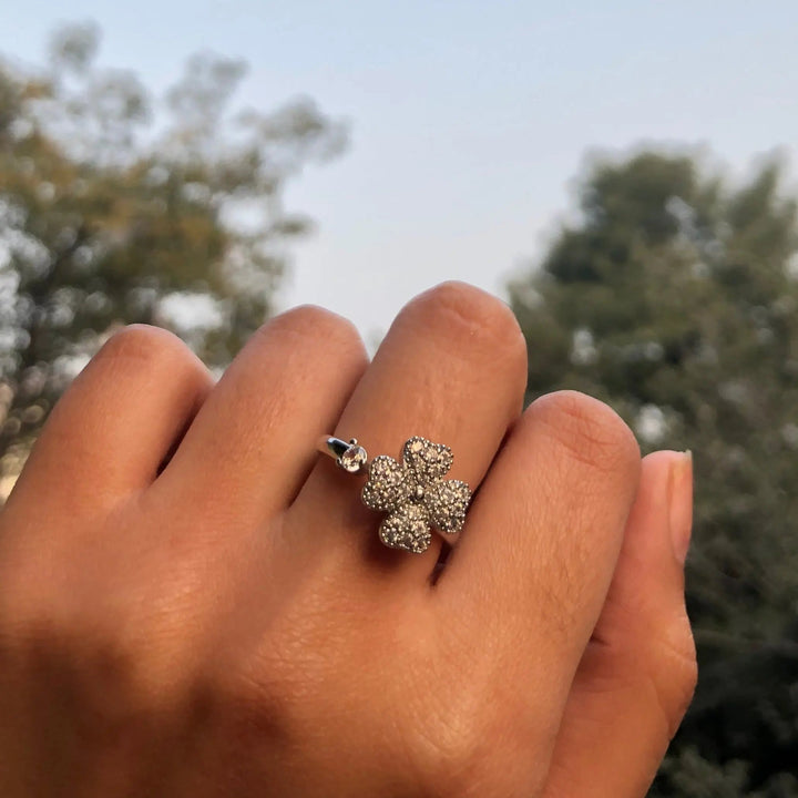 Aubrieta Spinner Ring - Silver - Salty Accessories