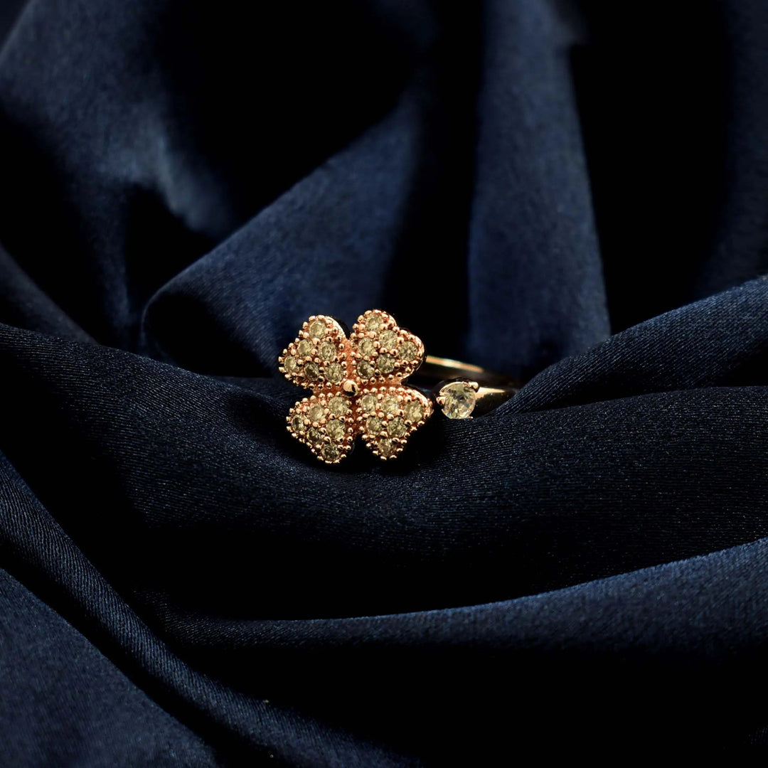 Aubrieta Spinner Ring - Rose Gold - Salty Accessories