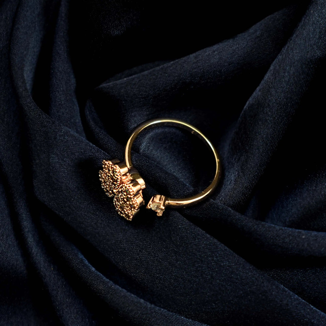Aubrieta Spinner Ring - Rose Gold - Salty Accessories