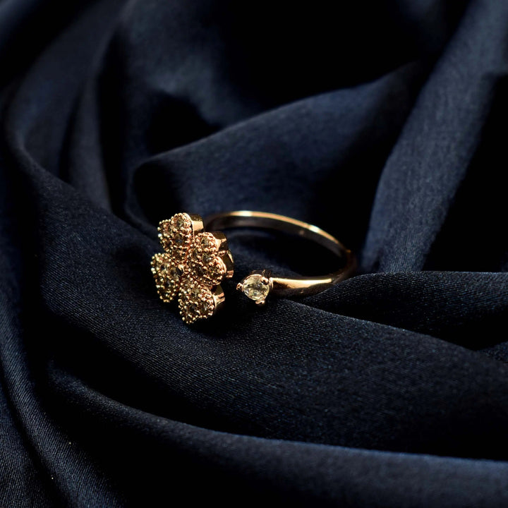 Aubrieta Spinner Ring - Rose Gold (Medium) - Salty Accessories