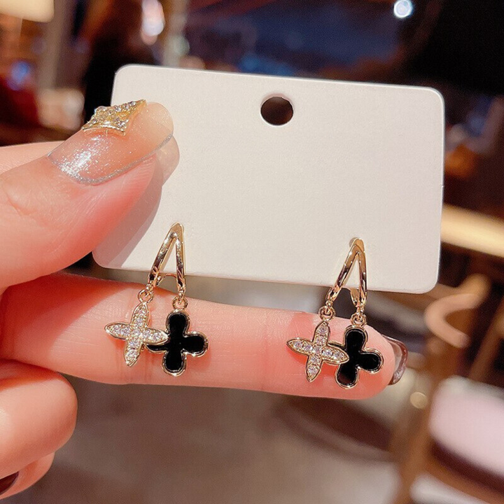 Aureate Clover Whispers Earrings