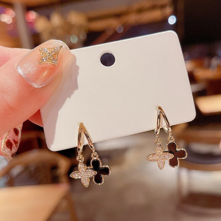 Aureate Clover Whispers Earrings