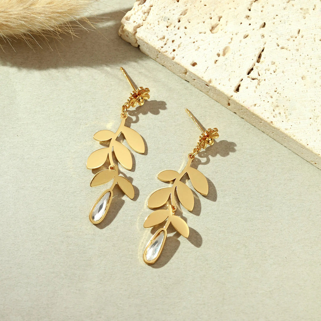 Aurelia Dew Vine Earrings | Salty