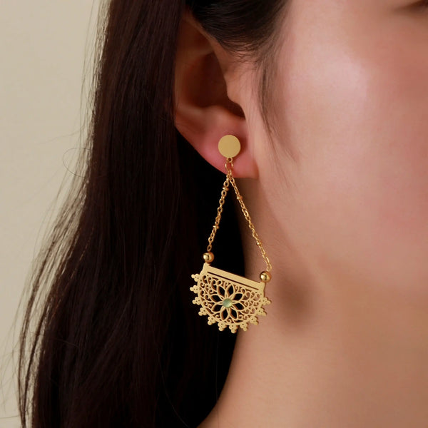 Aurelia Filigree Drops Earrings