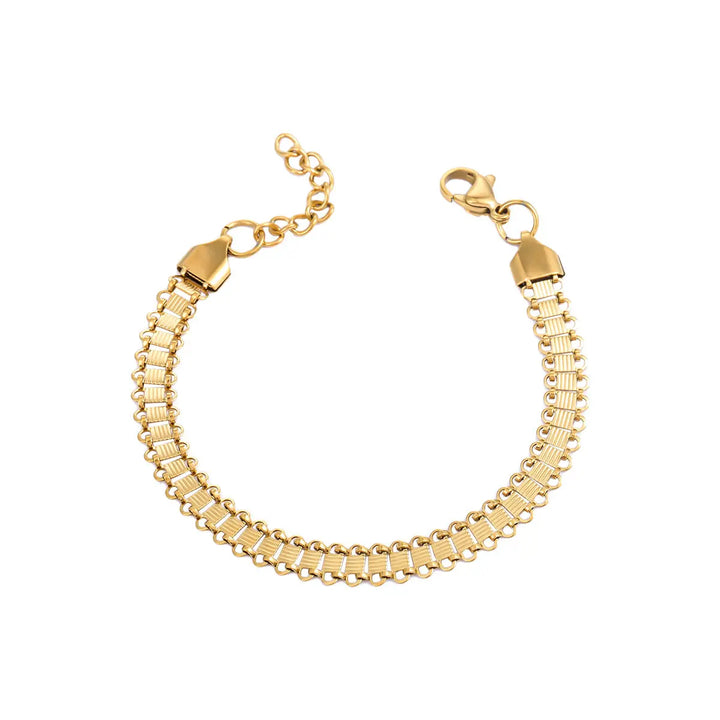 Aurum Ladder Chain Bracelet | Salty