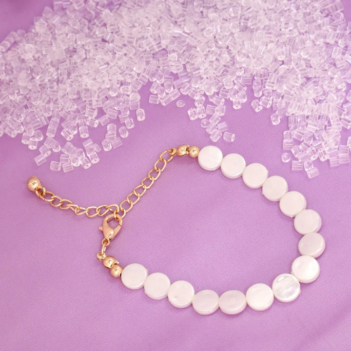 Aust White Pearls Bracelet - Salty Accessories
