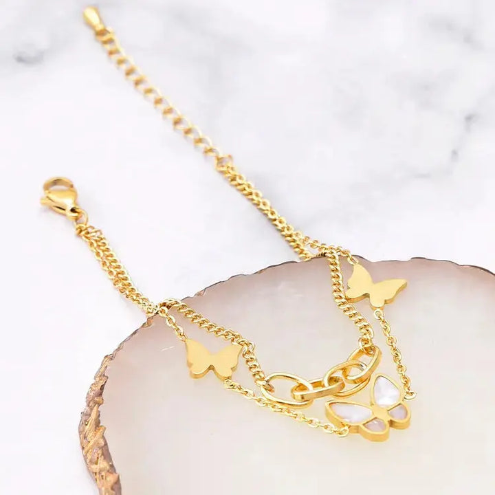 Ava Golden Bracelet - Salty Accessories