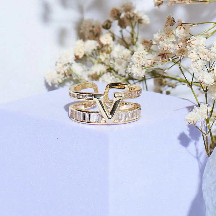 Avant-Garde Sparkle Ring | Salty