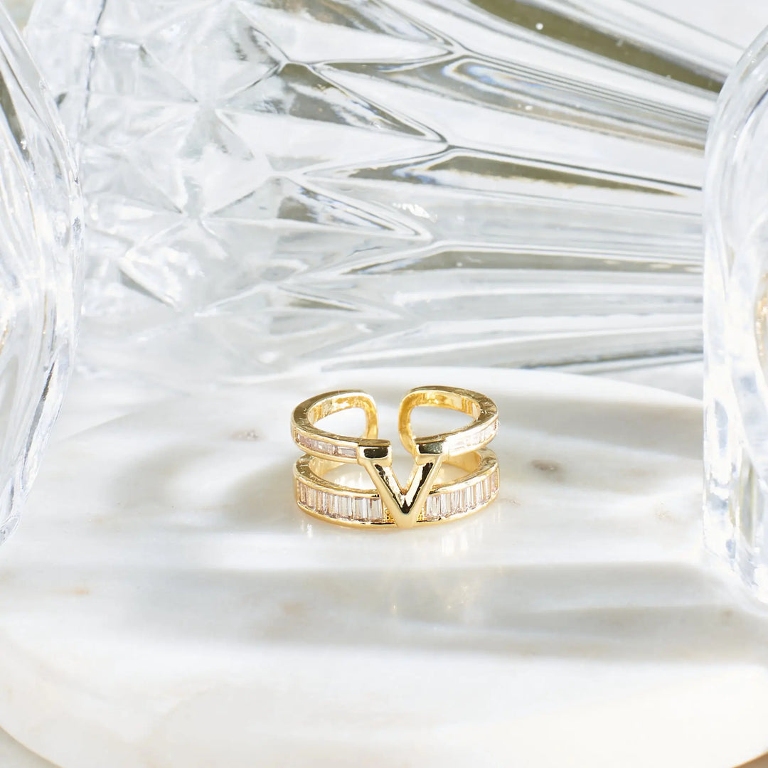 Avant-Garde Sparkle Ring | Salty