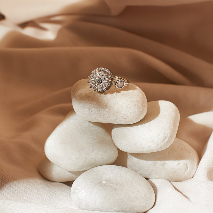 Azalea Spinner Ring - Silver