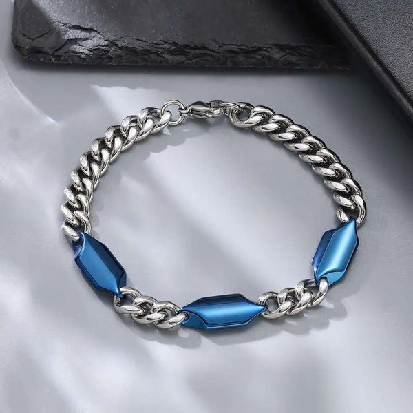 Azure Apex Link Bracelet
