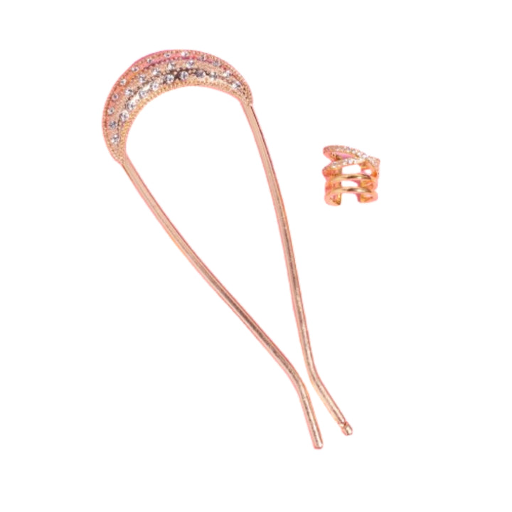 Pop Star Bun Pin and Cuff Combo