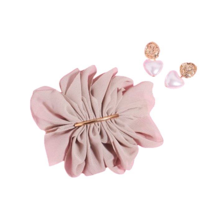 Retro Romance Hair Pin and Earrings Set