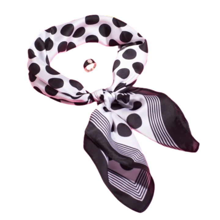 Polka Pop Scarf and Ring Duo