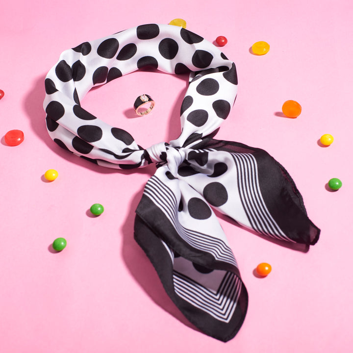 Polka Pop Scarf and Ring Duo