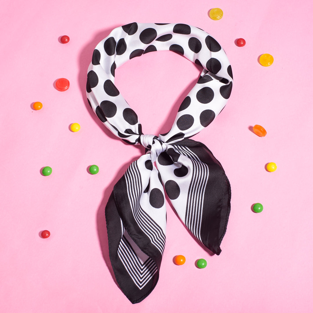 Polka Pop Scarf and Ring Duo