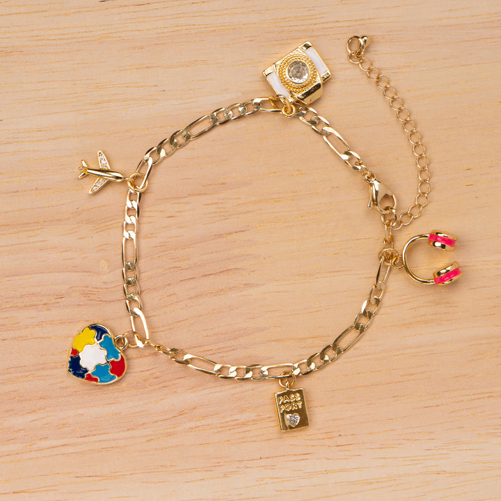 Wanderlust Charm Bracelet
