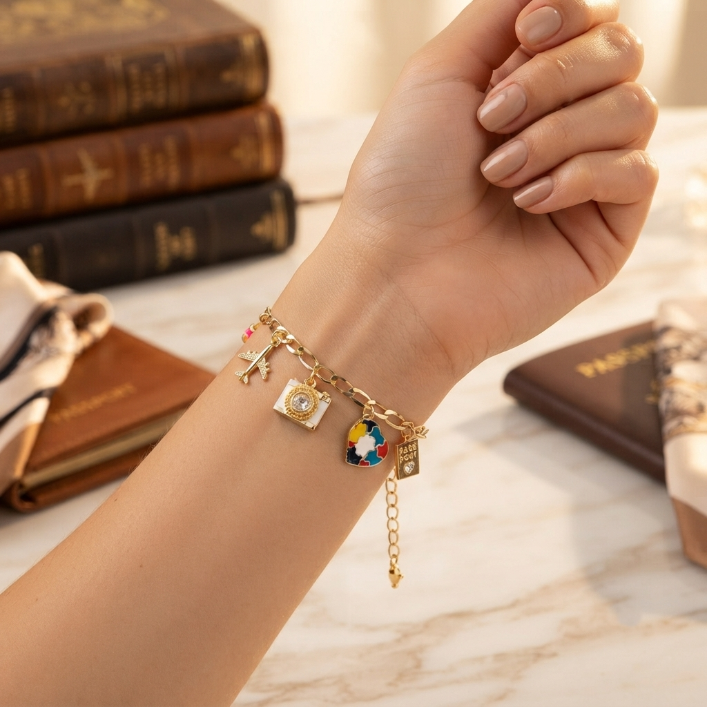 Wanderlust Charm Bracelet
