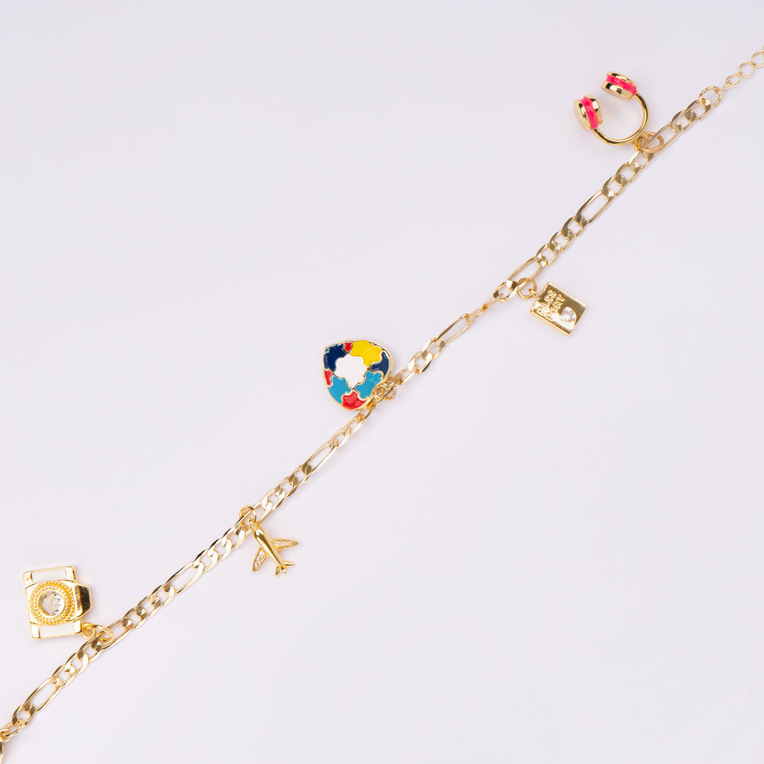 Wanderlust Charm Bracelet