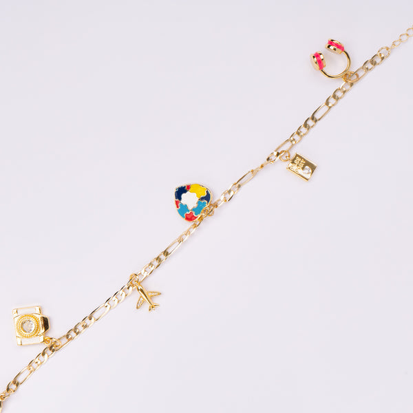 Wanderlust Charm Bracelet