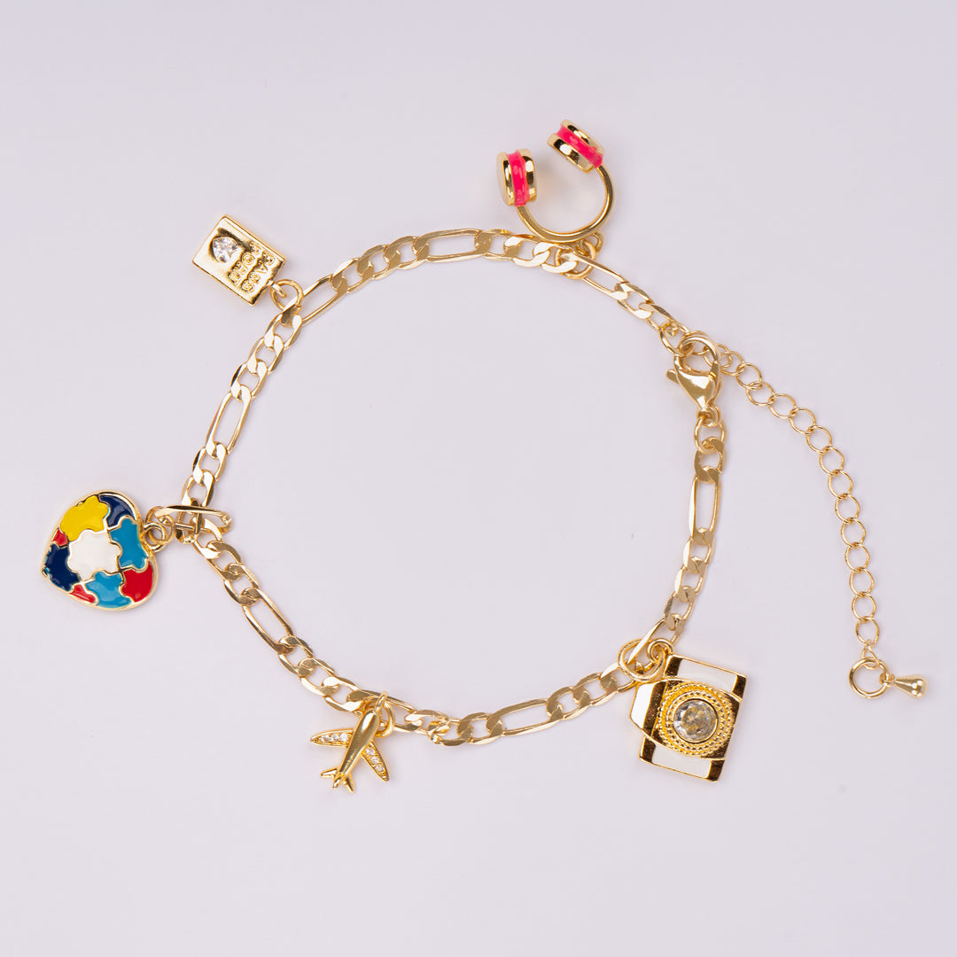 Wanderlust Charm Bracelet