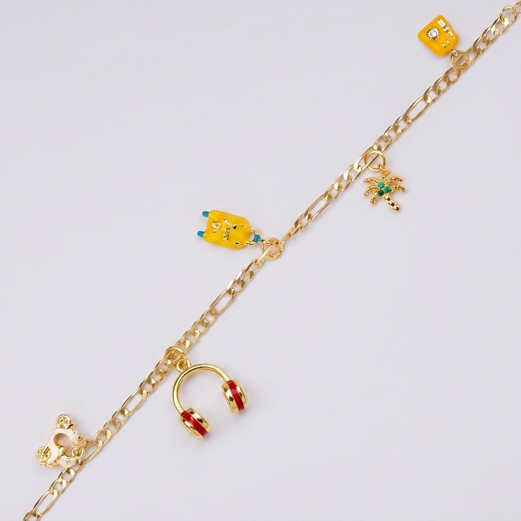 Vacay Season Charm Bracelet