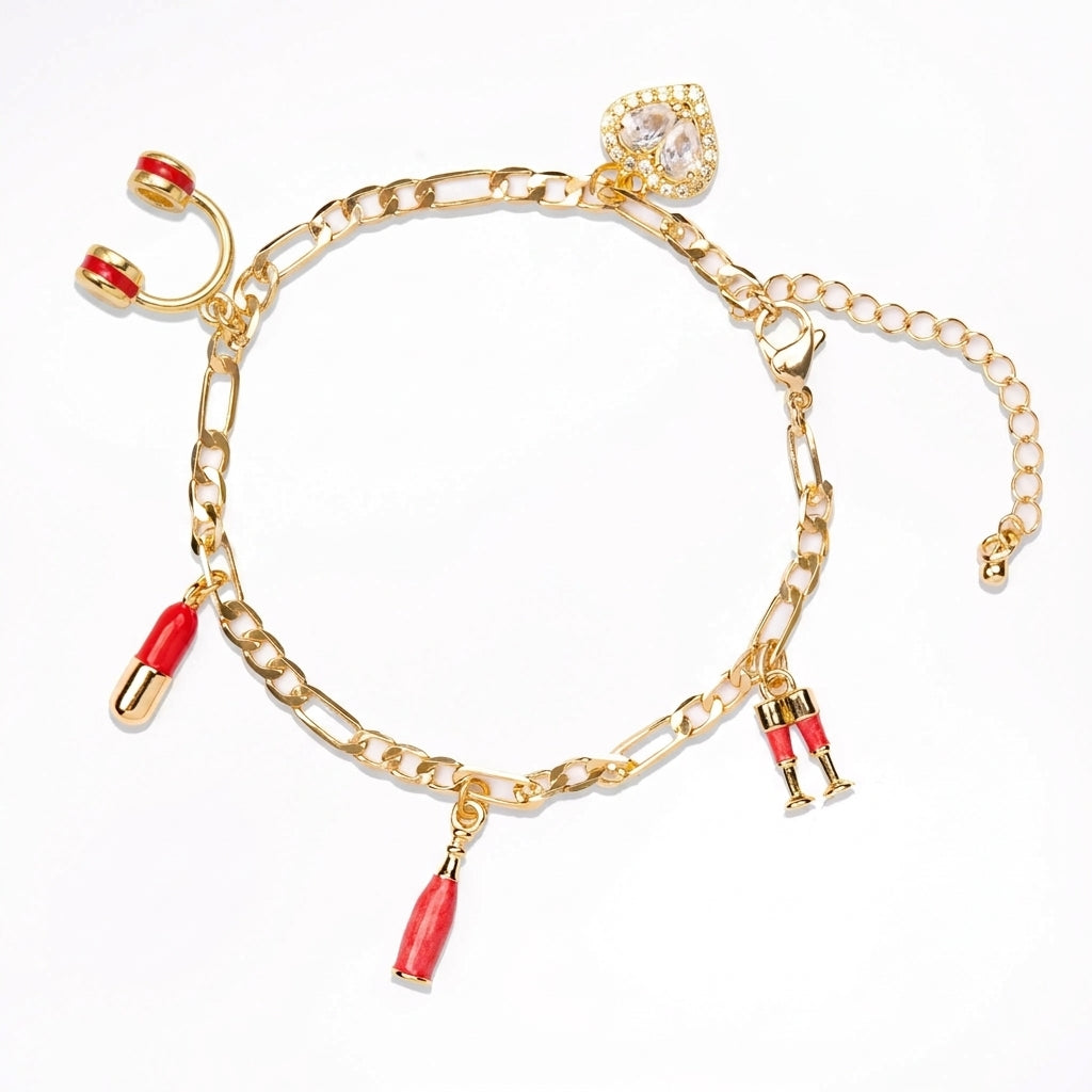 Afterparty Angel Charm Bracelet