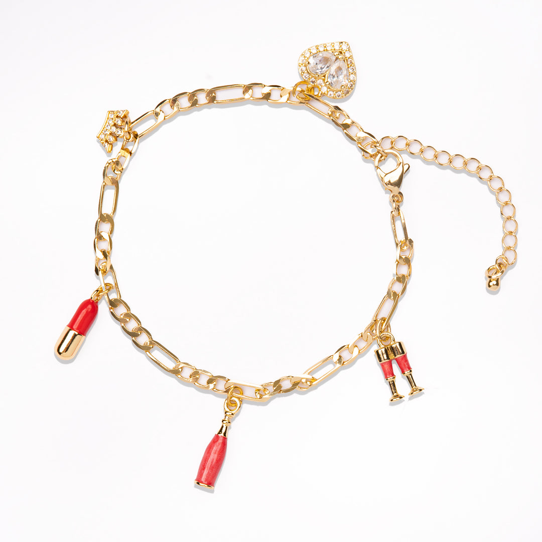 Afterparty Angel Charm Bracelet
