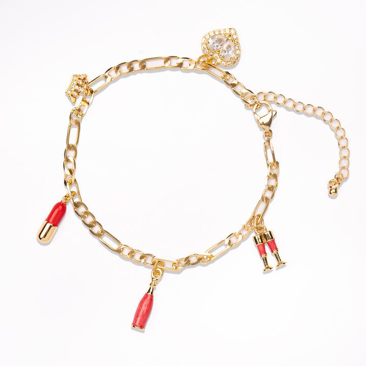 Afterparty Angel Charm Bracelet