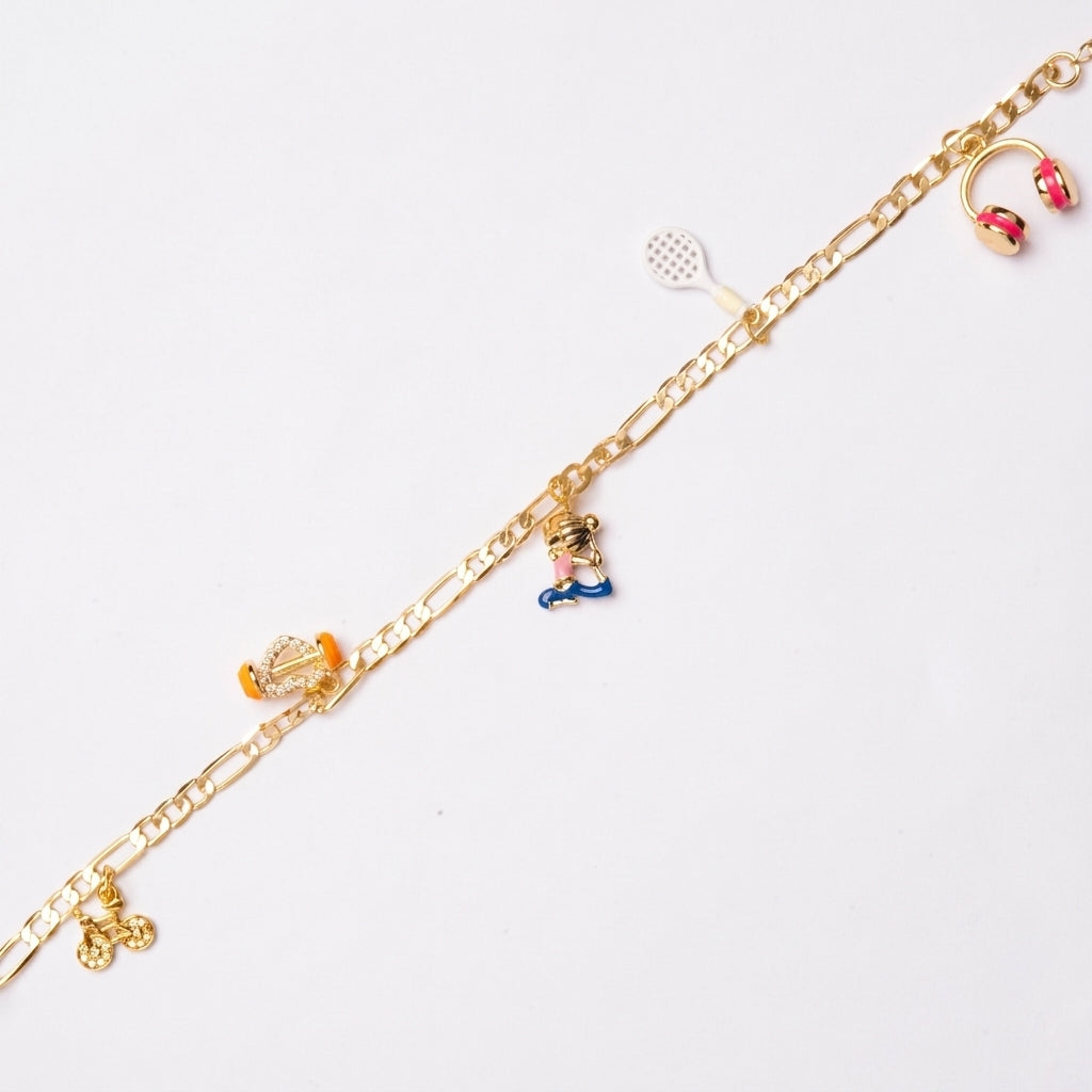 Health Freak Charm Bracelet