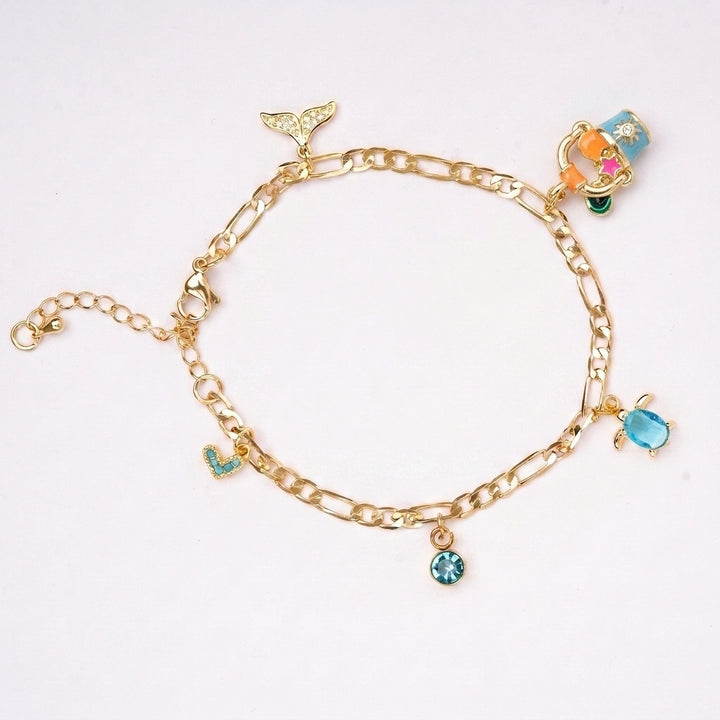 Beach Waves Charm Bracelet