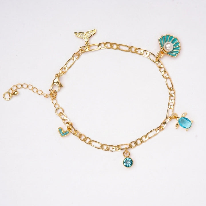Beach Waves Charm Bracelet