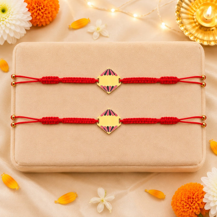 Uniquely Yours Designer Thread Rakhi - Pack of 2