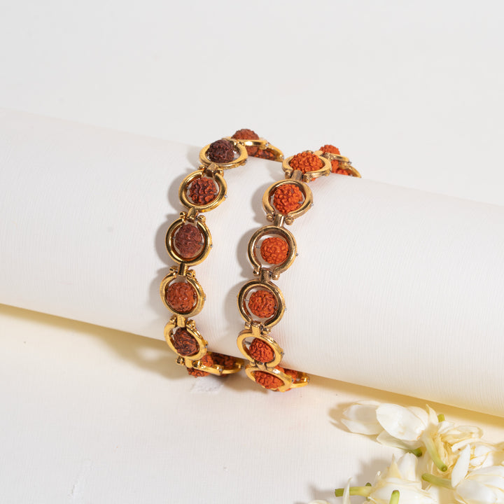 Ethnic Rudra Rakhi for Bhaiya (Set of 2)
