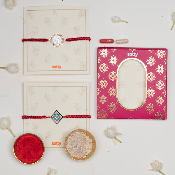 Heriatge Hues and Bro Code Rakhi for Bhaiya