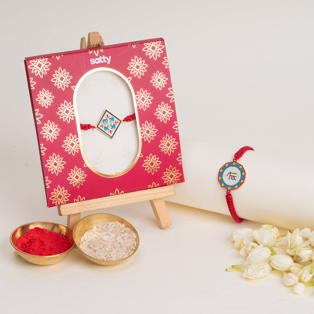 Heriatge Hues and Bro Code Rakhi for Bhaiya