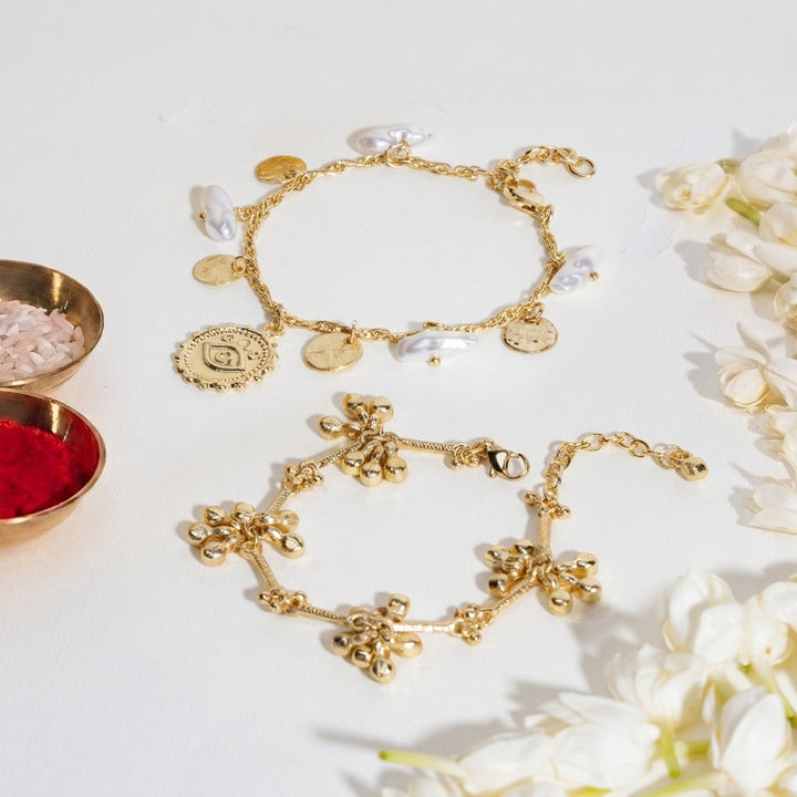 Ghungroo and Evil Eye Combo Rakhi