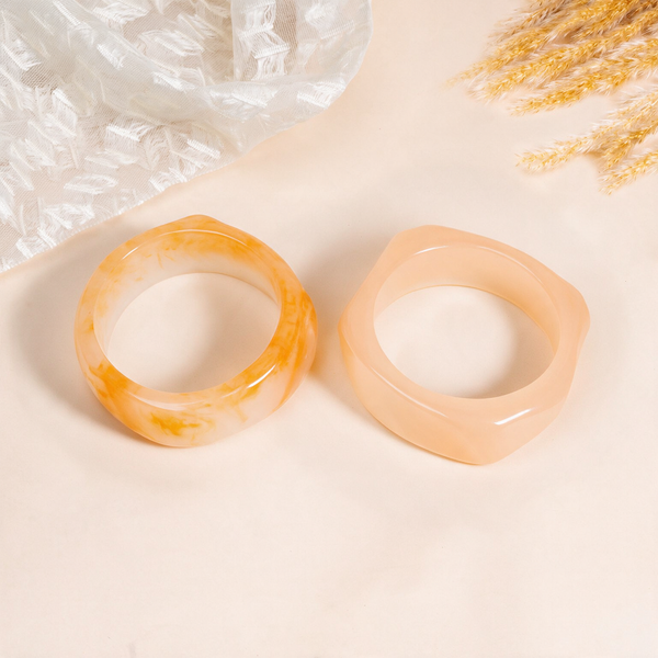 Honey Mist Pack of 2 Bangle Set