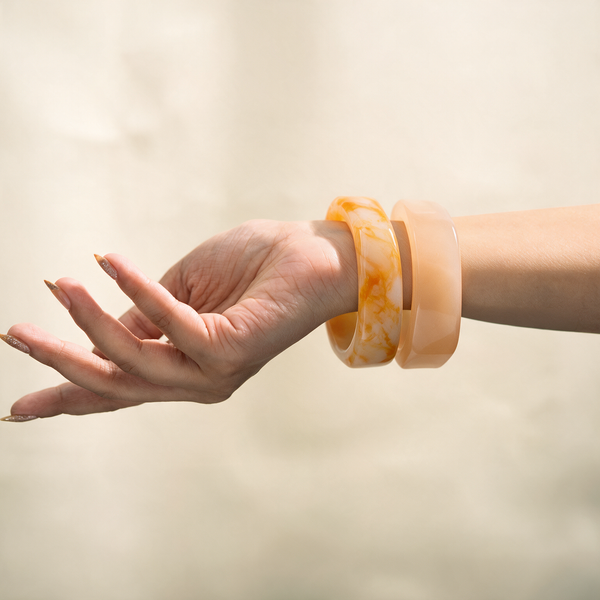 Honey Mist Pack of 2 Bangle Set