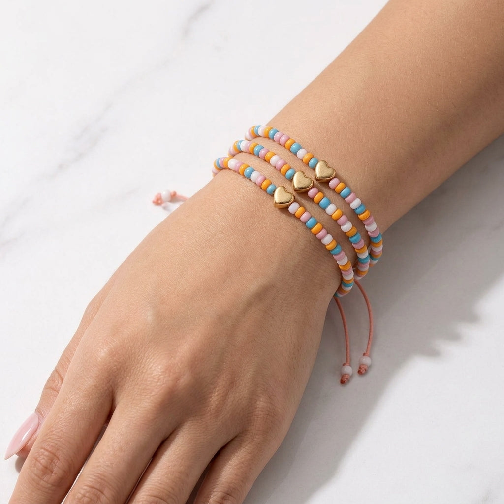 Sunbeam Sweetheart Bracelet Set (Pack of 3)