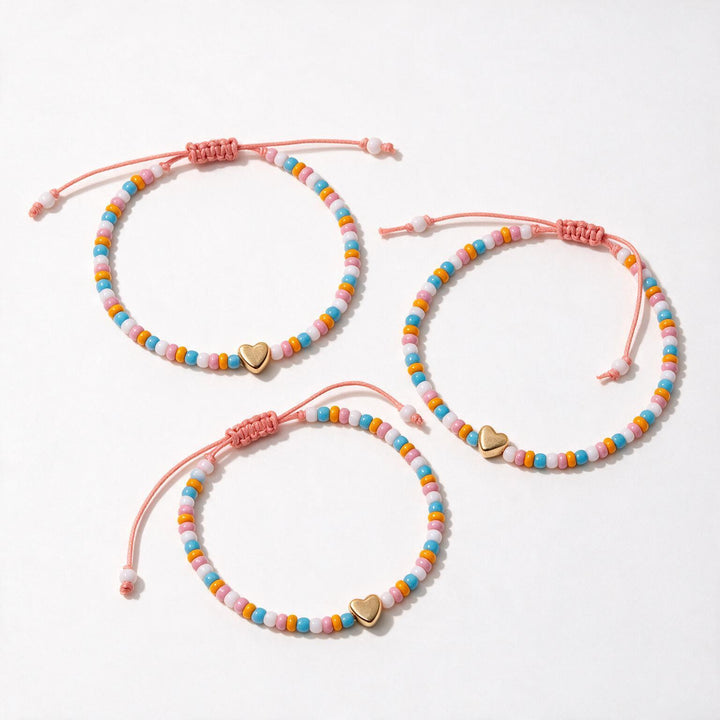 Sunbeam Sweetheart Bracelet Set (Pack of 3)
