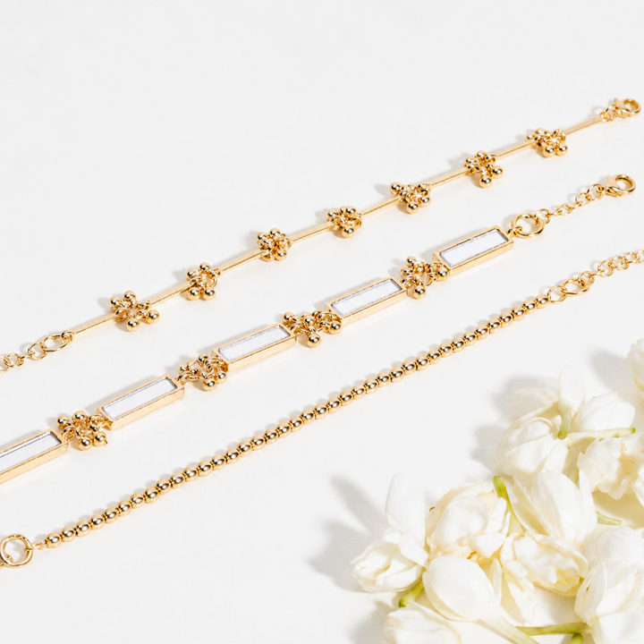 Lustre Layers Bracelet Set